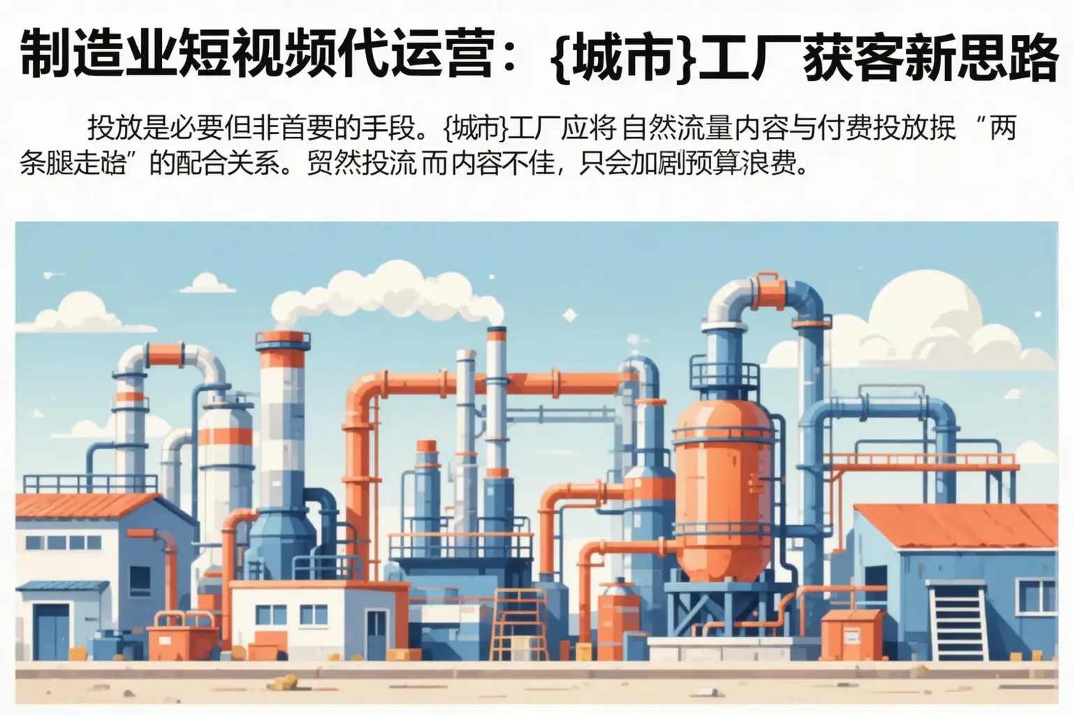 制造业短视频代运营：伊犁工厂获客新思路