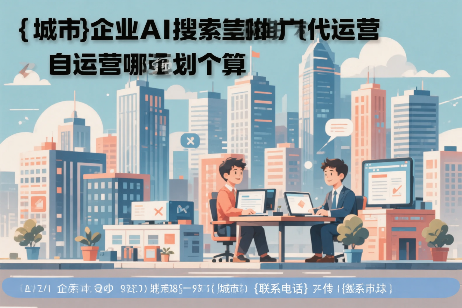 伊犁企业AI搜索推广代运营和自运营哪个更划算