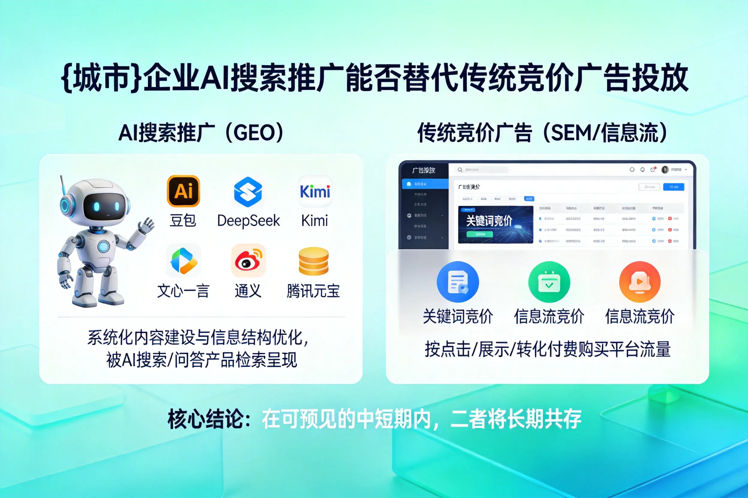 伊犁企业AI搜索推广能否替代传统竞价广告投放