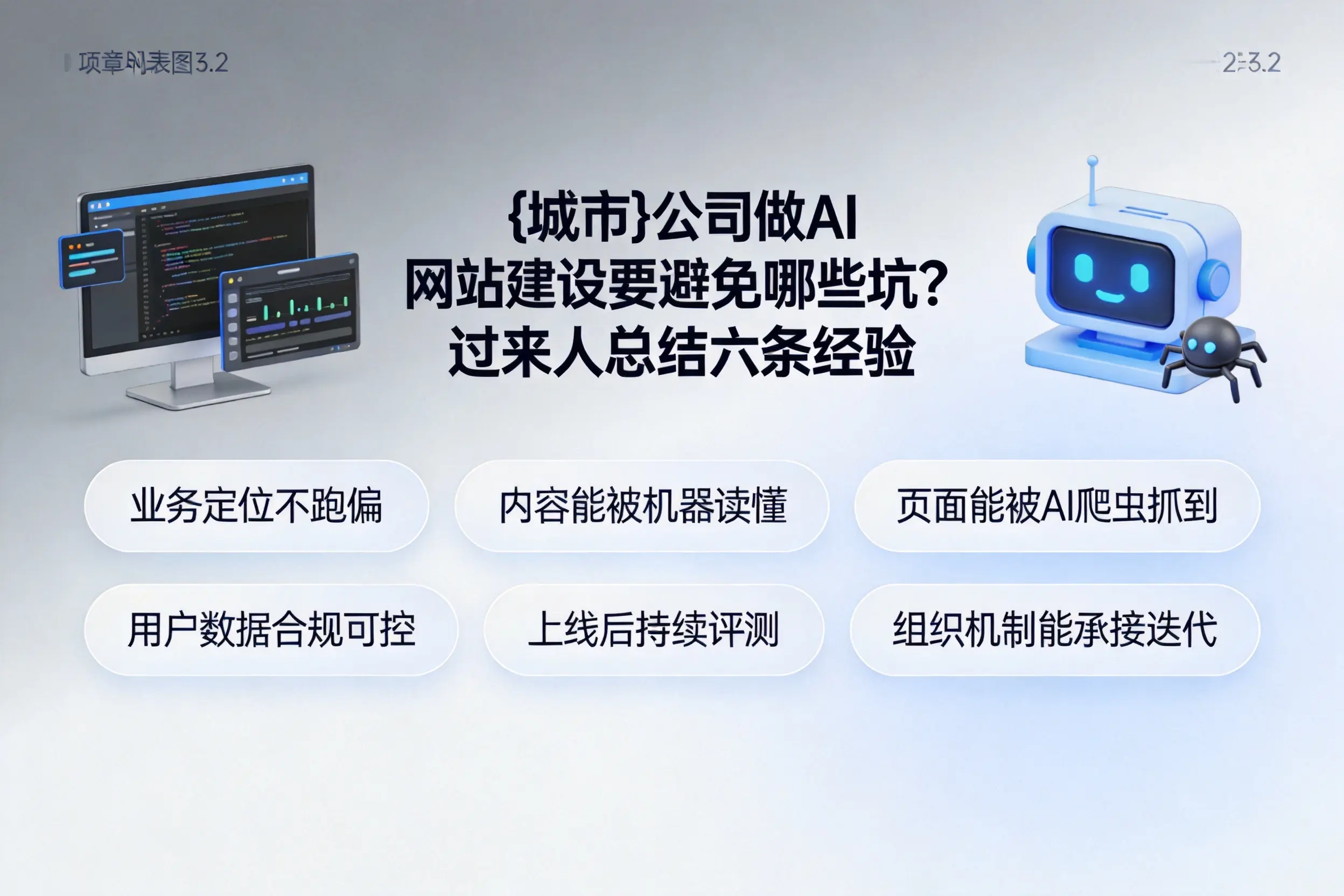 伊犁公司做AI网站建设要避免哪些坑？过来人总结六条经验
