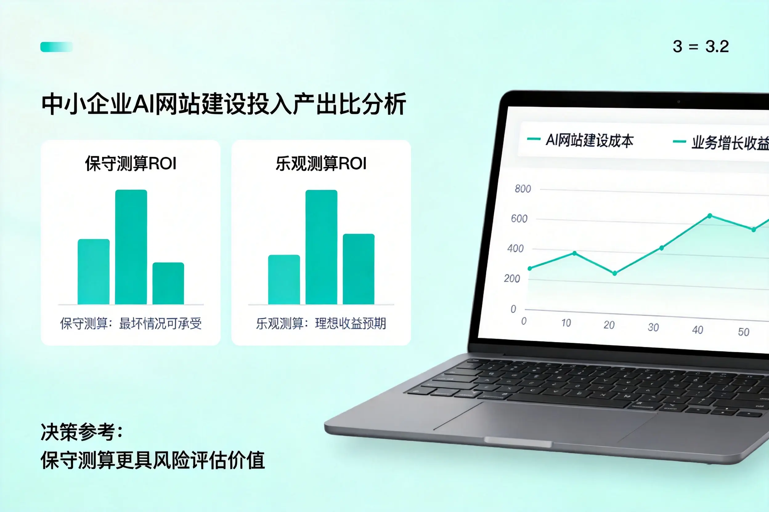 伊犁中小企业AI网站建设投入产出比怎么算？先看这份分析