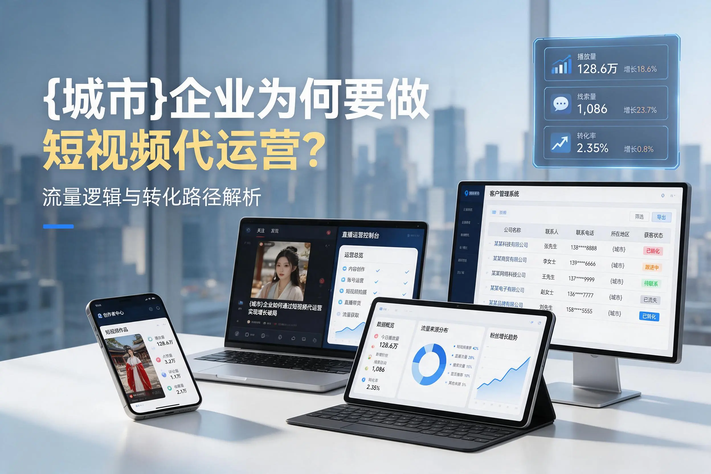伊犁企业为何要做短视频代运营？流量逻辑与转化路径解析